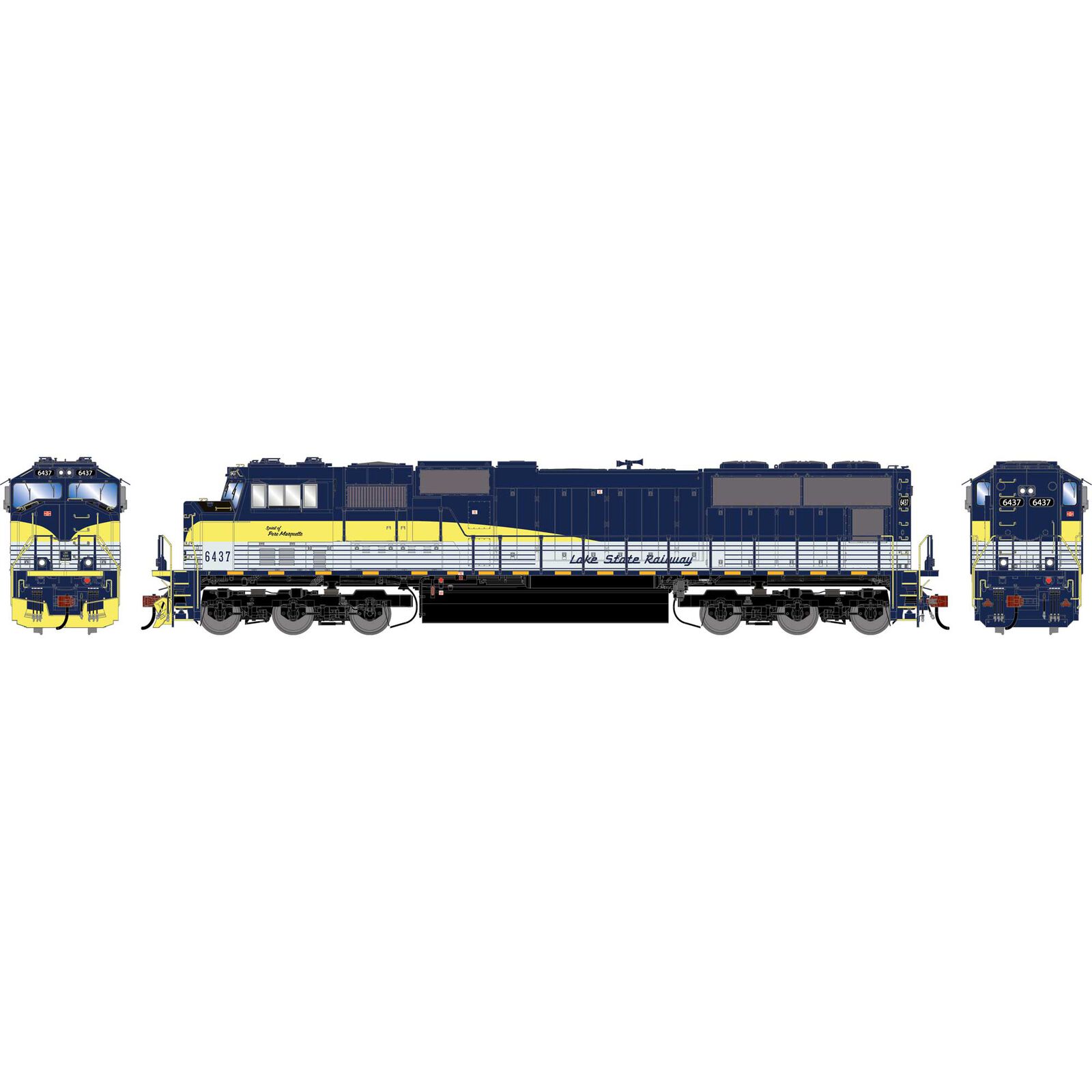 Athearn Genesis HO GEN SD70M Locomotive w/DCC & Sound, LSRC 'Pere Marquette' #6437