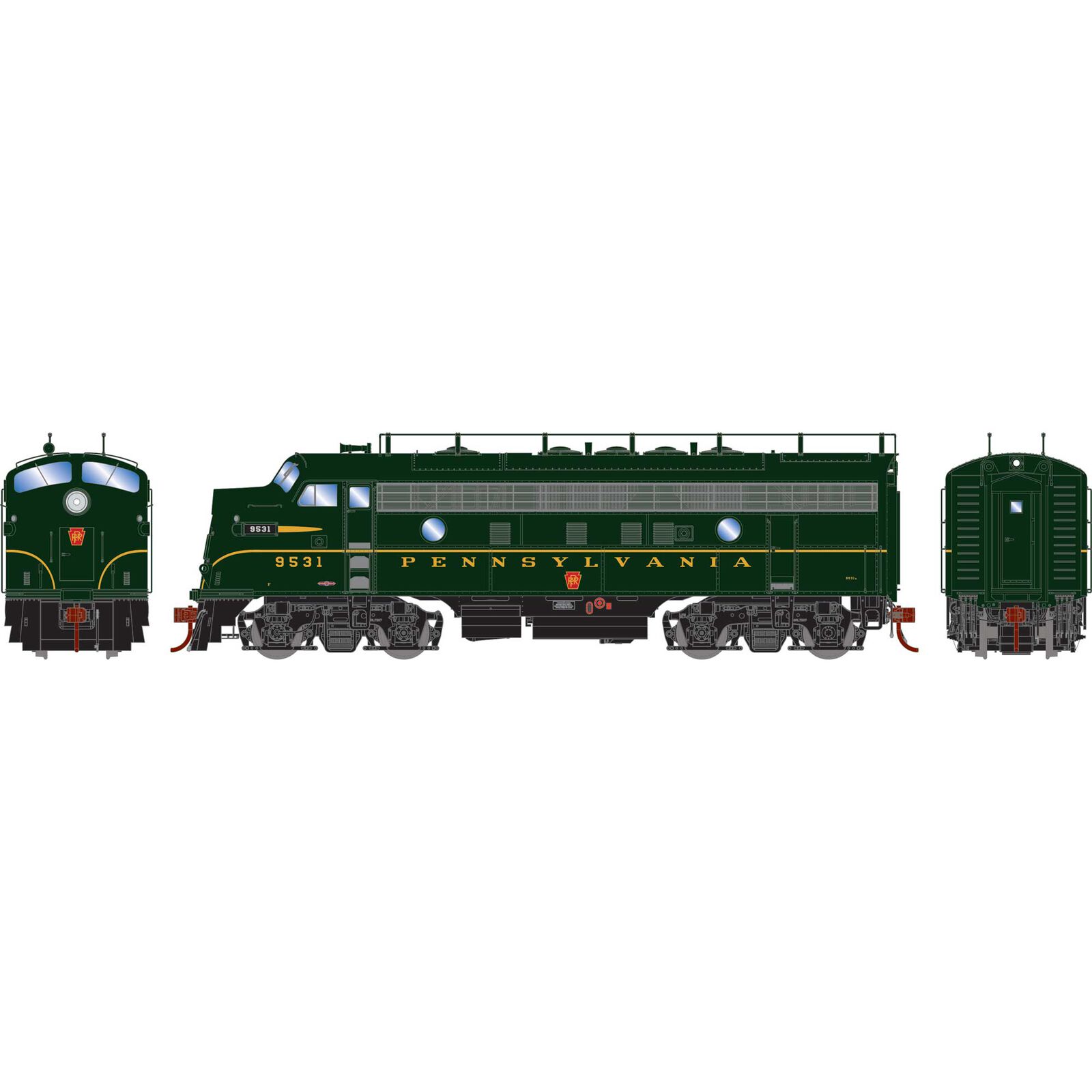 HO F3A Locomotive, PRR #9531A