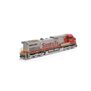 Athearn HO G2 Dash 9-44CW with DCC & Sound, SF #627