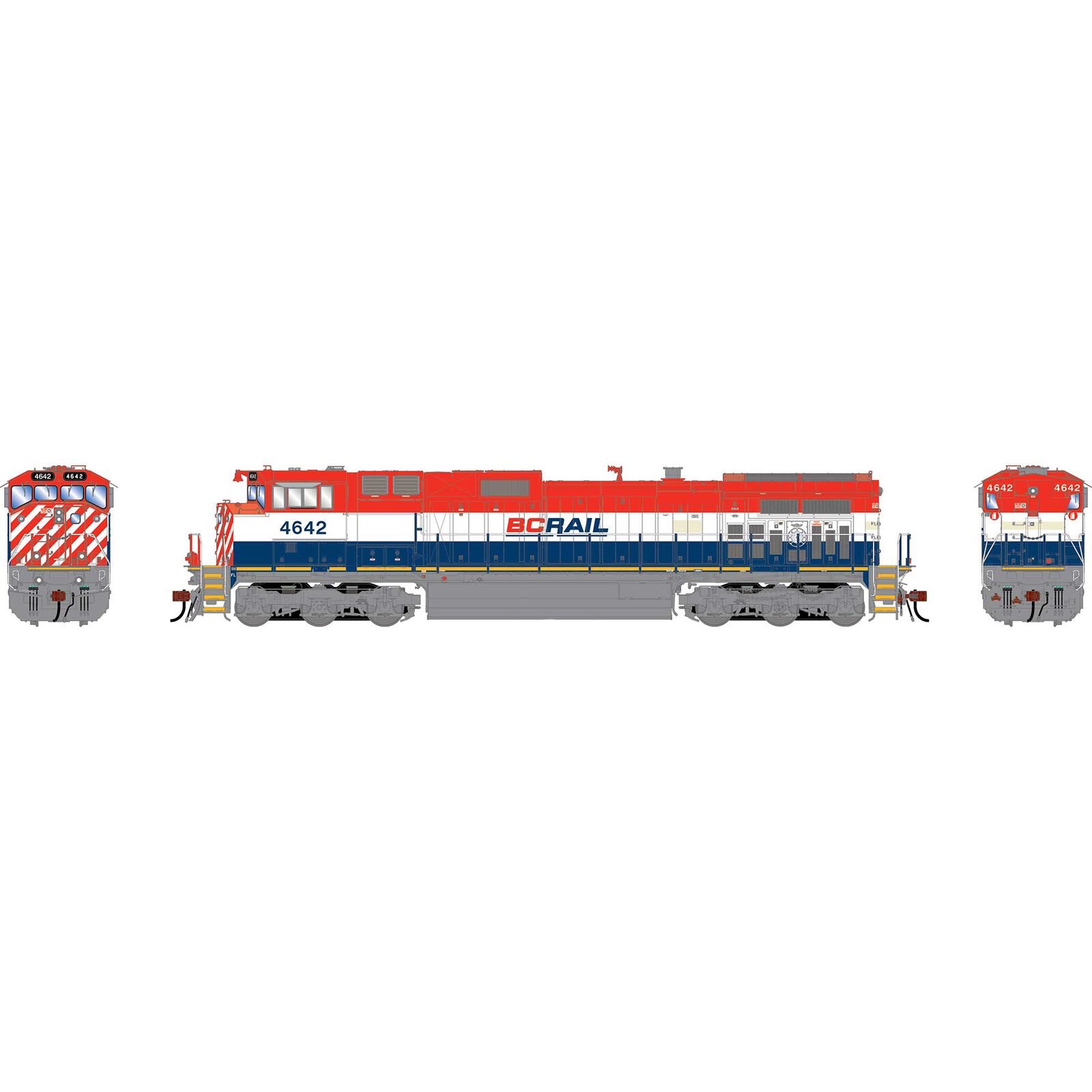 HO GEN Dash 9-44CW Locomotive, BCOL #4642