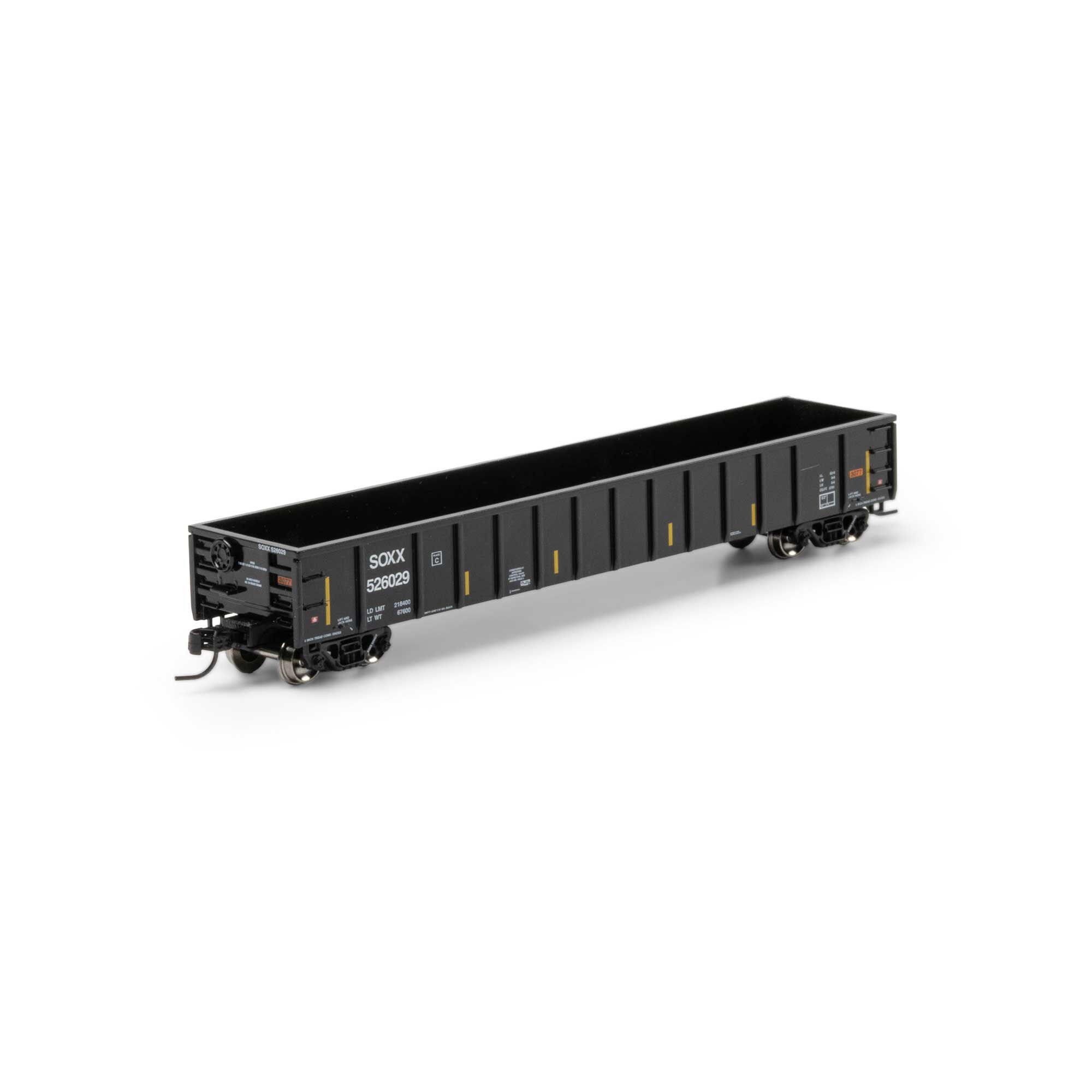 Athearn N 52' Mill Gondola, SOXX #526029 Model Train | Athearn