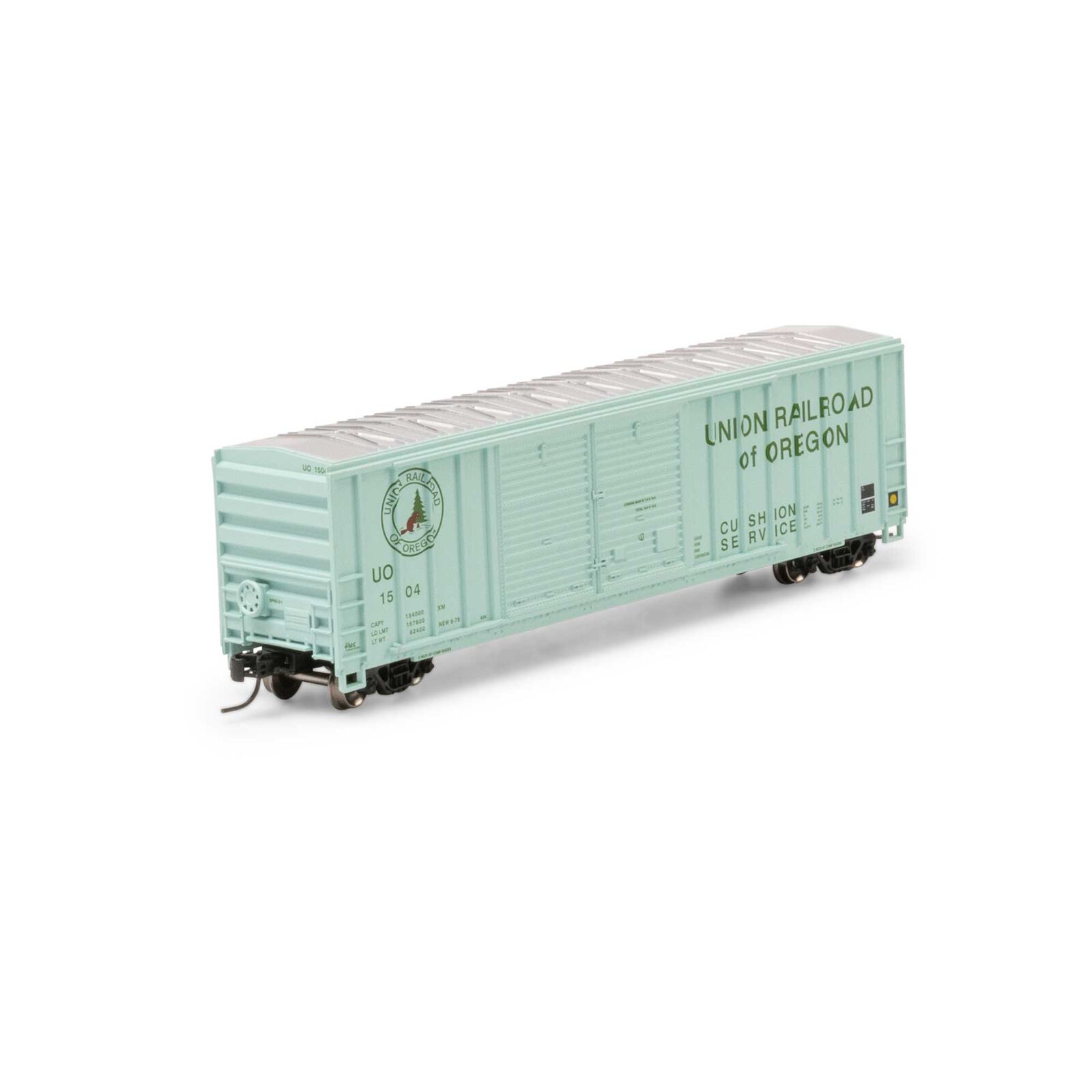 N 50' FMC DD Offset Box Car, UO #1504