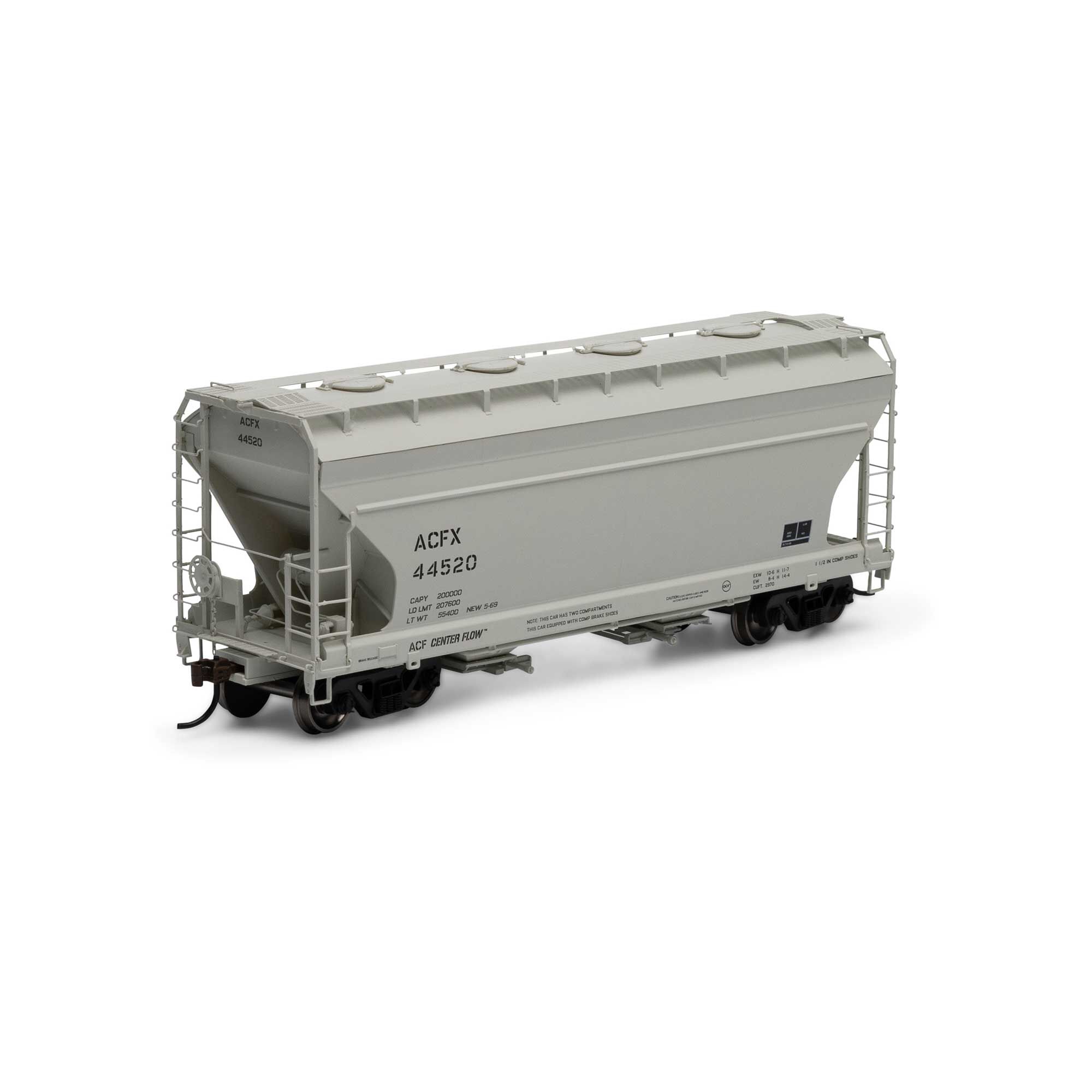 HO ACF 2970 Covered Hopper, ACFX #44520 Model Train | Athearn