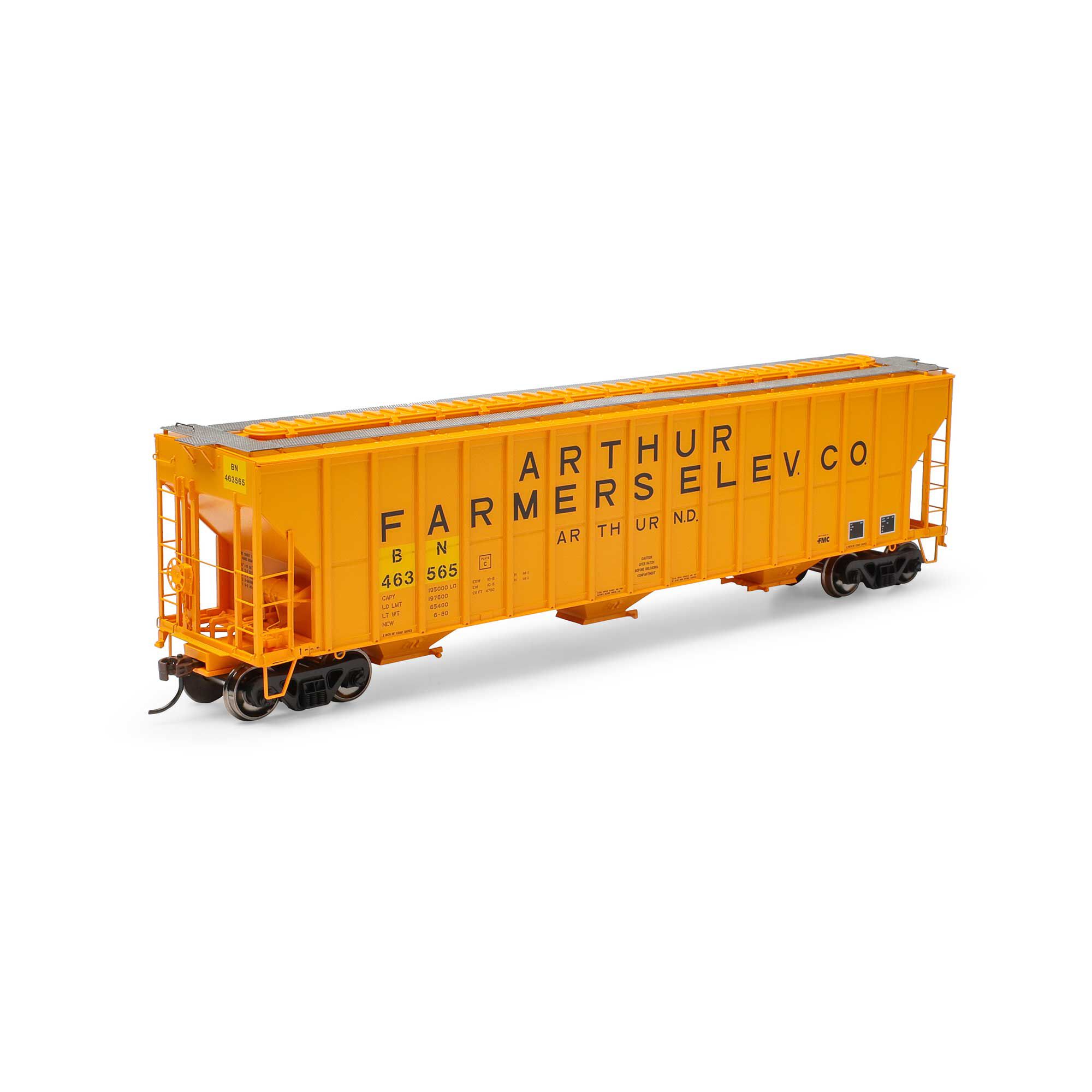 Athearn HO FMC 4700 Covered Hopper, BN 'Ex-AFEX' #463565 Model