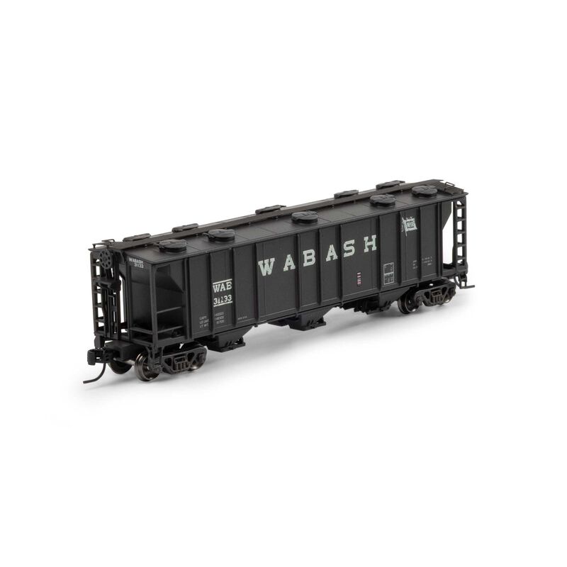 N PS-2 2893 3-Bay Covered Hopper, WAB Primed For Grime #31133