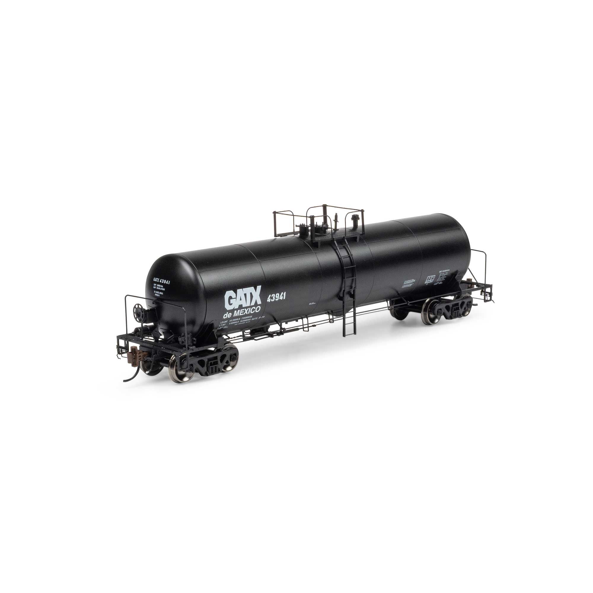 Athearn Genesis HO GATC 20K Gallon Tank Car, GATX de Mexico #43941