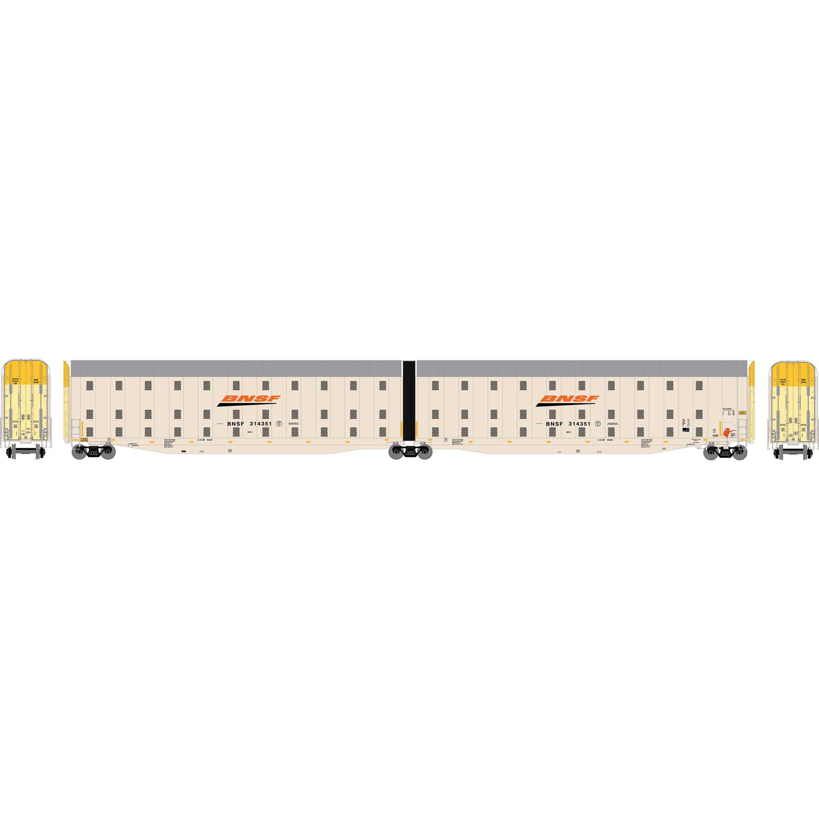 Athearn HO ATH Auto-Max Carrier, BNSF #314351