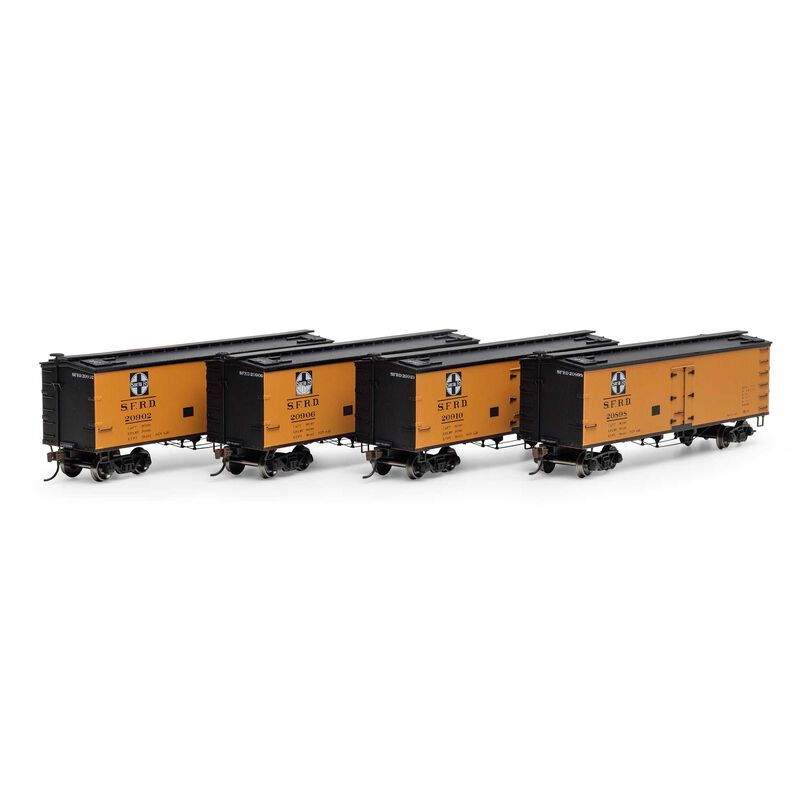 HO 36' Wood Reefer, SFRD #20898 / 20902 / 20906 / 20910 (4)