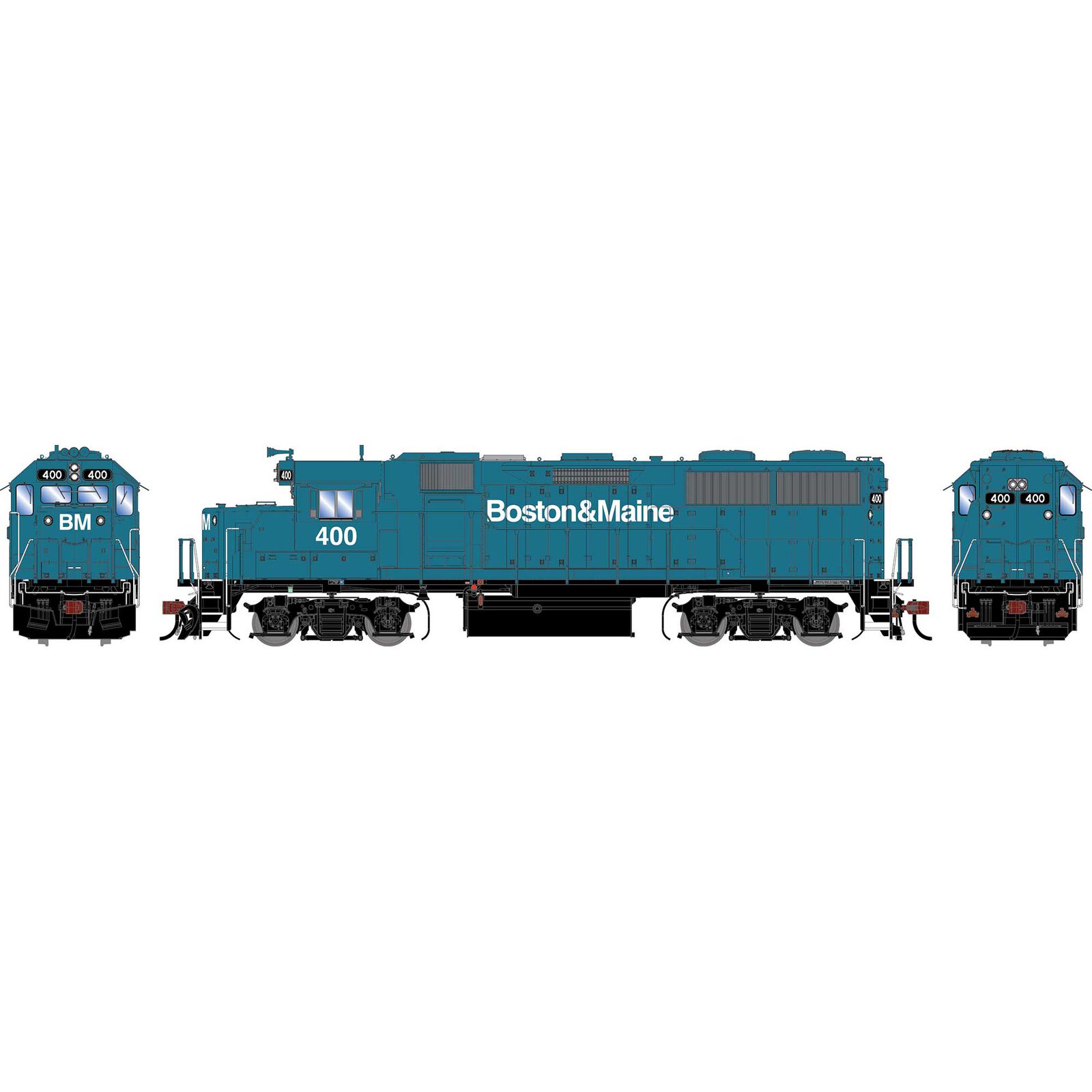 HO GEN GP49 Locomotive w/DCC & Sound, Legendary Liveries BM #400
