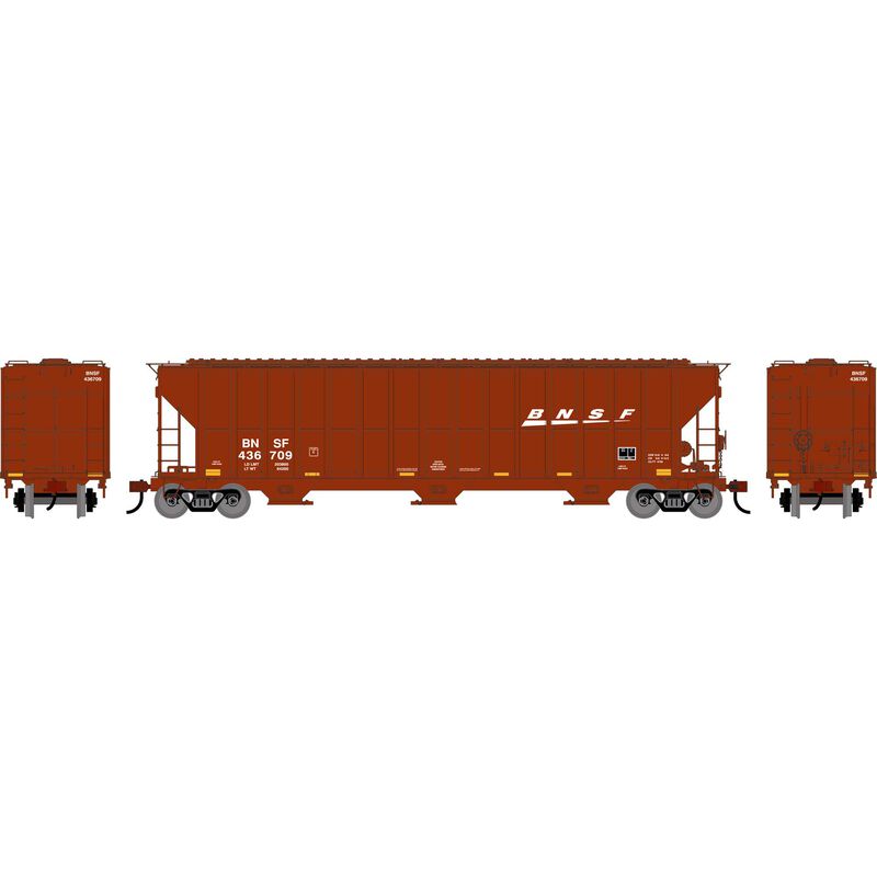 HO ATH FMC 4700 Covered Hopper, BNSF #436709