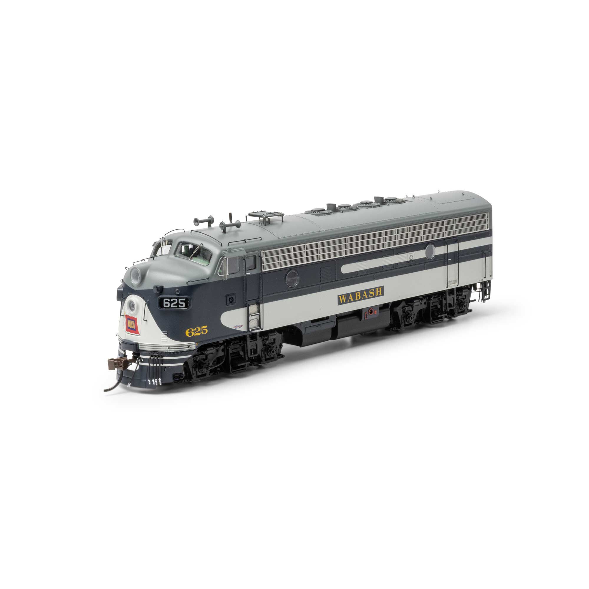 HO F7A Locomotive, WAB #625 Model Train | Athearn | Athearn