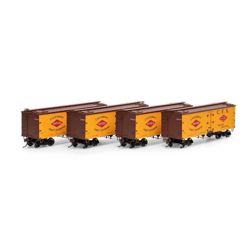 HO 36' Wood Reefer, CFX #28524 / 28528 / 28532 / 28536 (4)