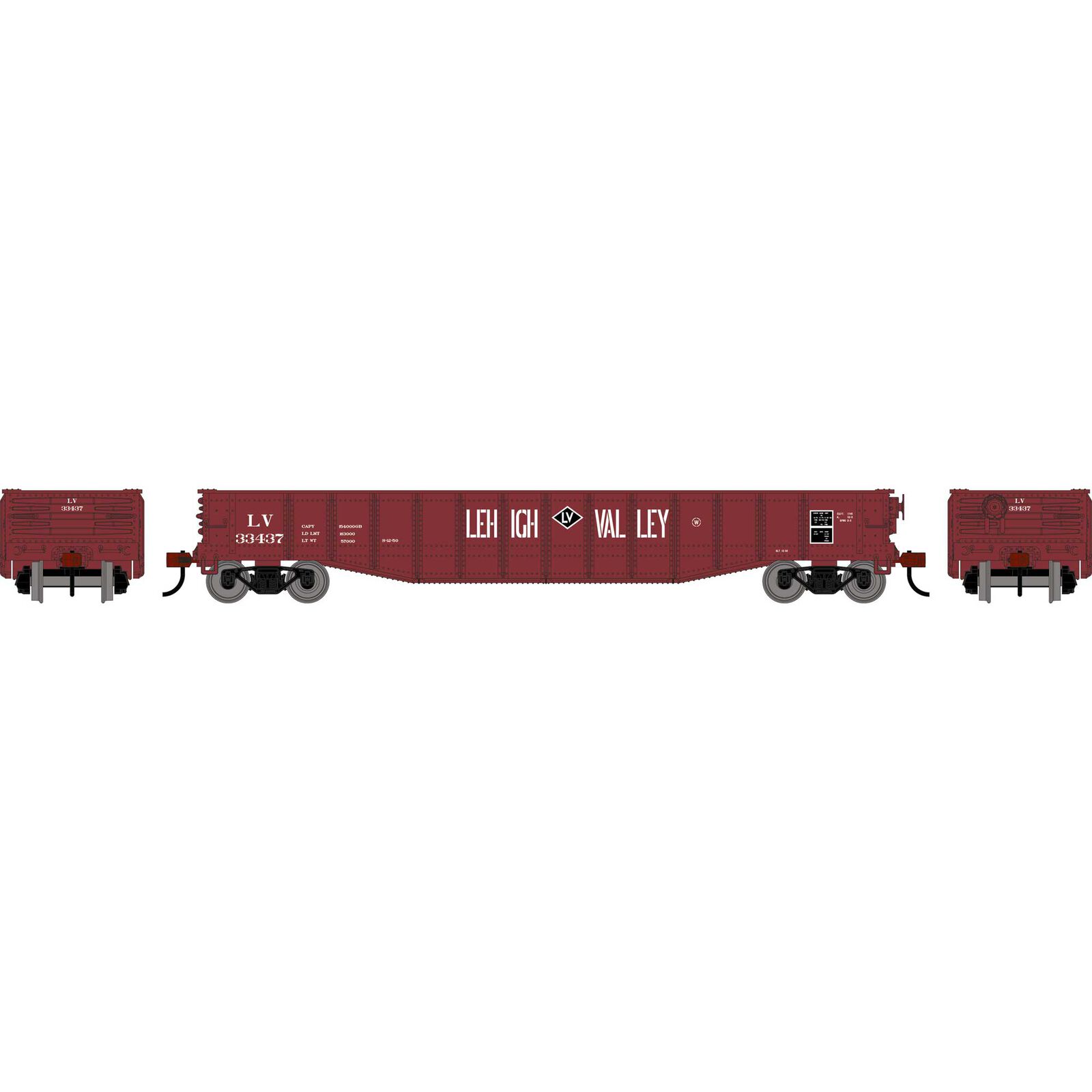 Roundhouse HO RND 50' Gondola, LV #33437