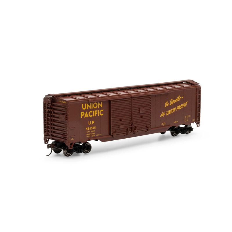 HO PS-1 Double Sliding Door Box Car, UP 'Be Specific' #554375