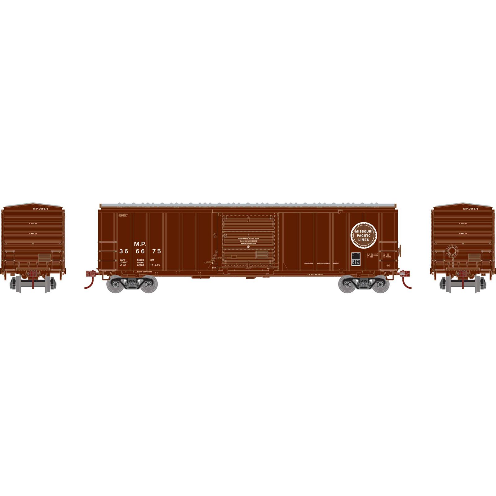 HO 50' ACF Outer Post Box Car, MP #366675