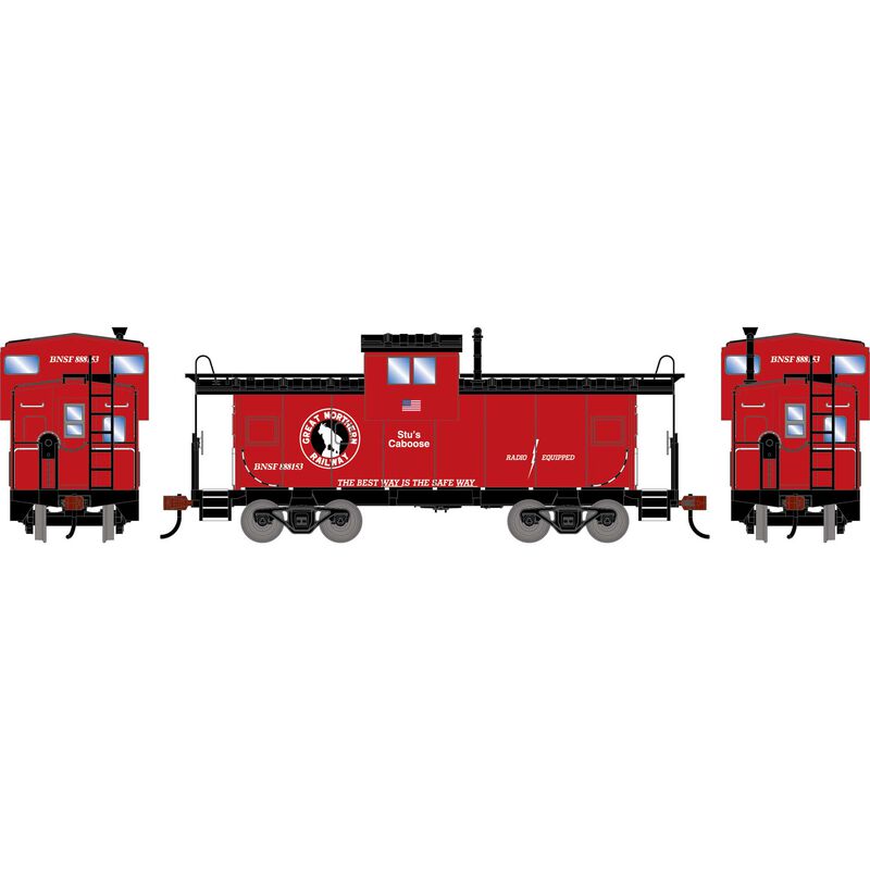 HO ATH Wide-Vision Caboose, BNSF/GN #888153