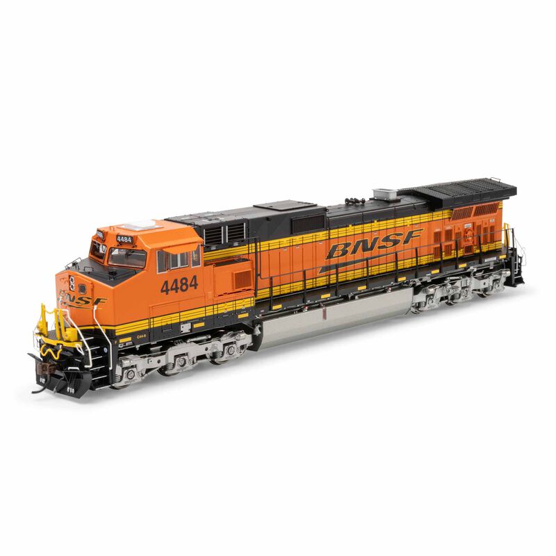 HO GE Dash 9-44CW Locomotive with DCC & Sound, BNSF Wedge #4484