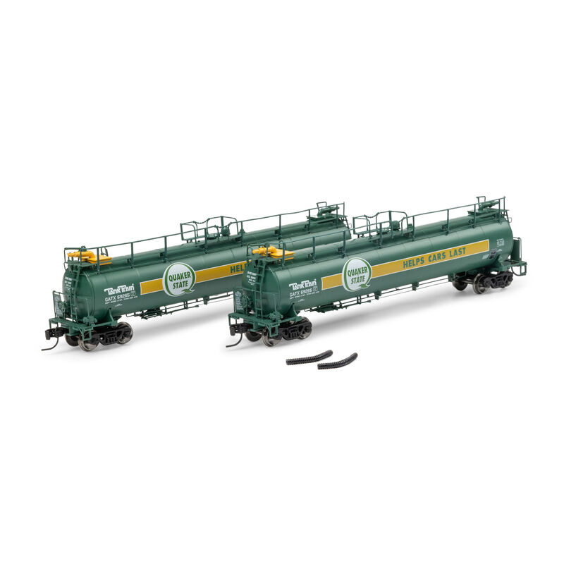 N TankTrain Intermediate, GATX Quaker State #69265/69266 (2)