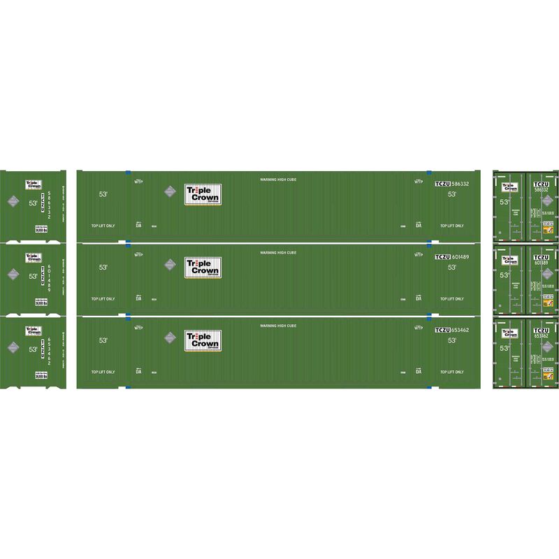 HO ATH 53' Jindo Containers, TCZU #586332/601489/653462 (3)