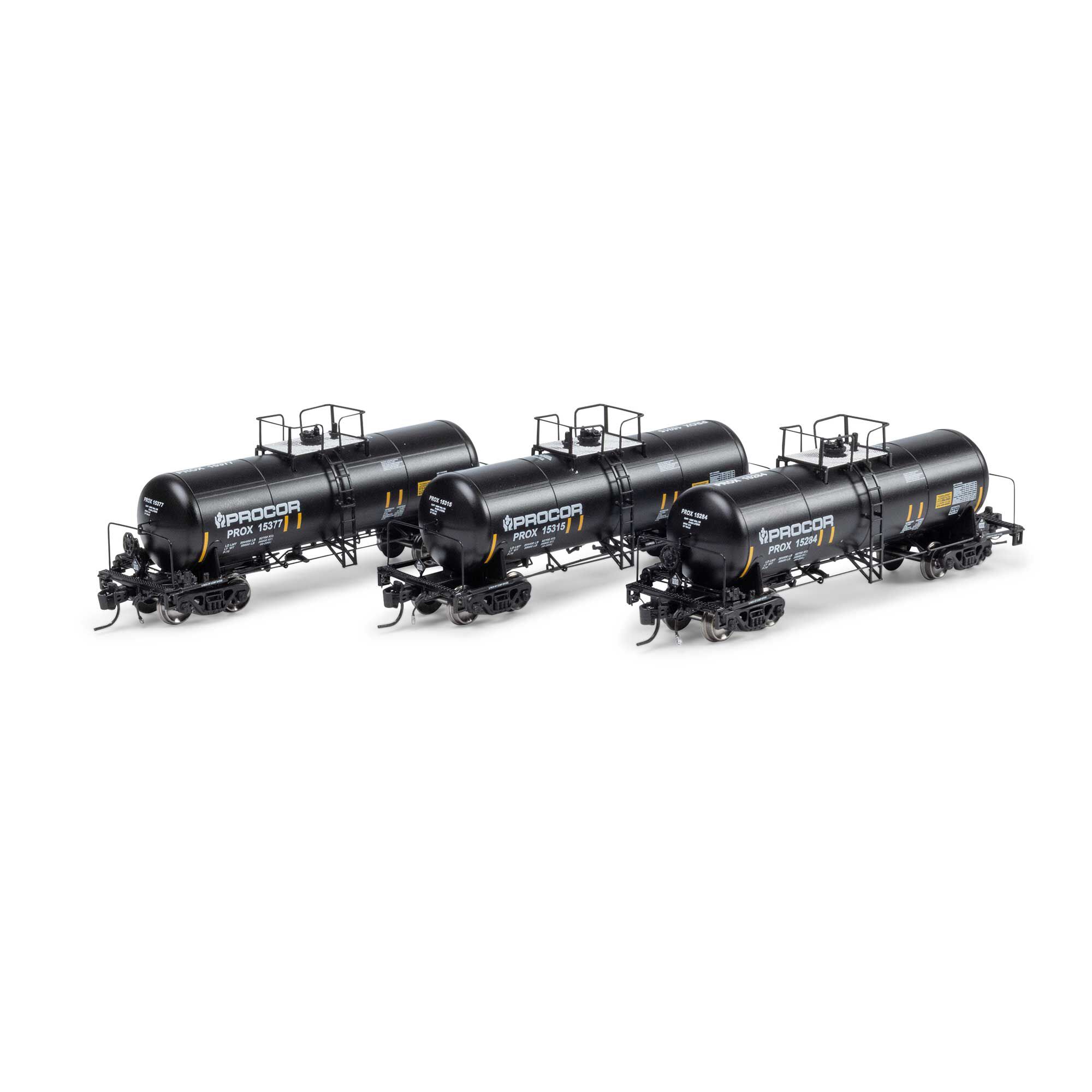 Athearn Genesis N 13K Gallon Acid Tank Car, PROX #15284/15315