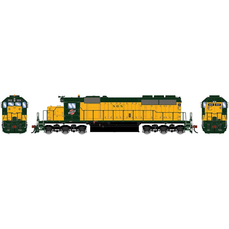 HO ATH SD40 Locomotive w/DCC & Sound, CNW #868