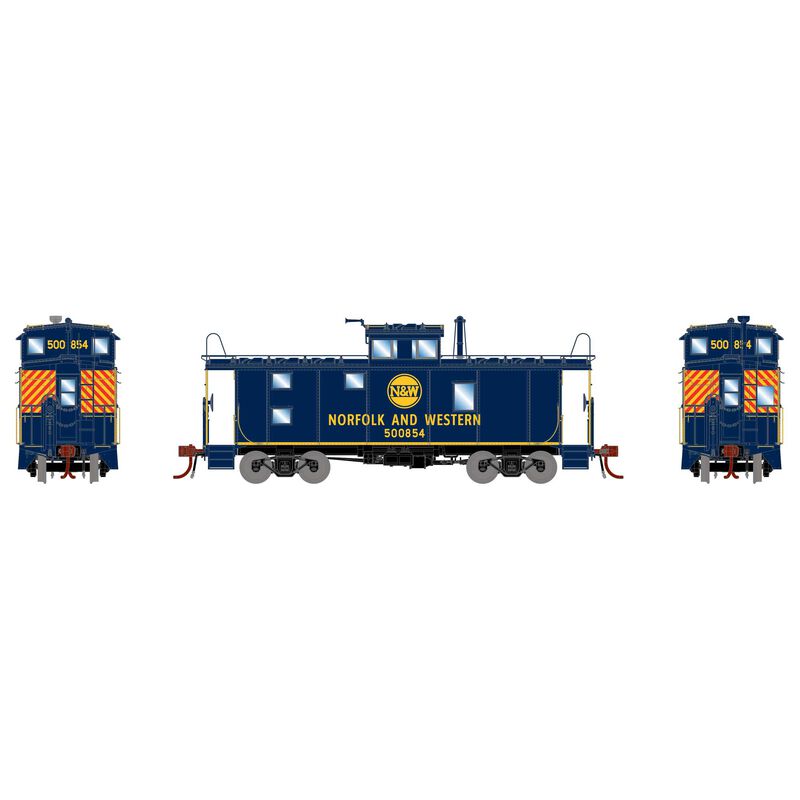 HO C-20 ICC Caboose with Lights & Sound, N&W #500854