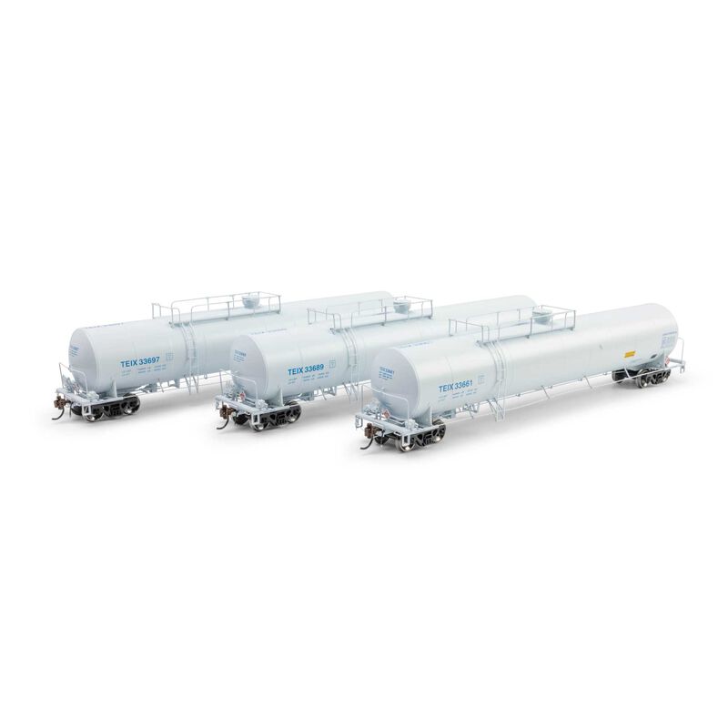 Athearn Genesis HO UTC 33K LPG Tank Car- Late, TEIX #33661/33689/33697 (3)