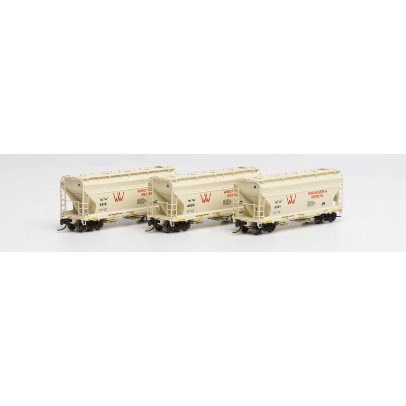 N ACF 2970 Covered Hopper, W&W (3)