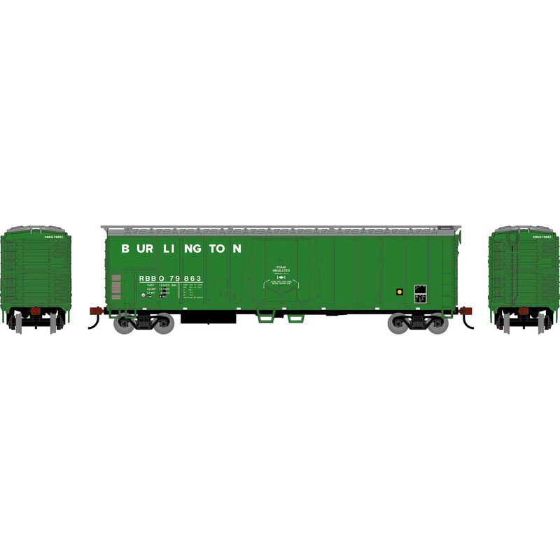 HO RND 50' Exterior Post Mechanical Reefer, RBBQ #79863