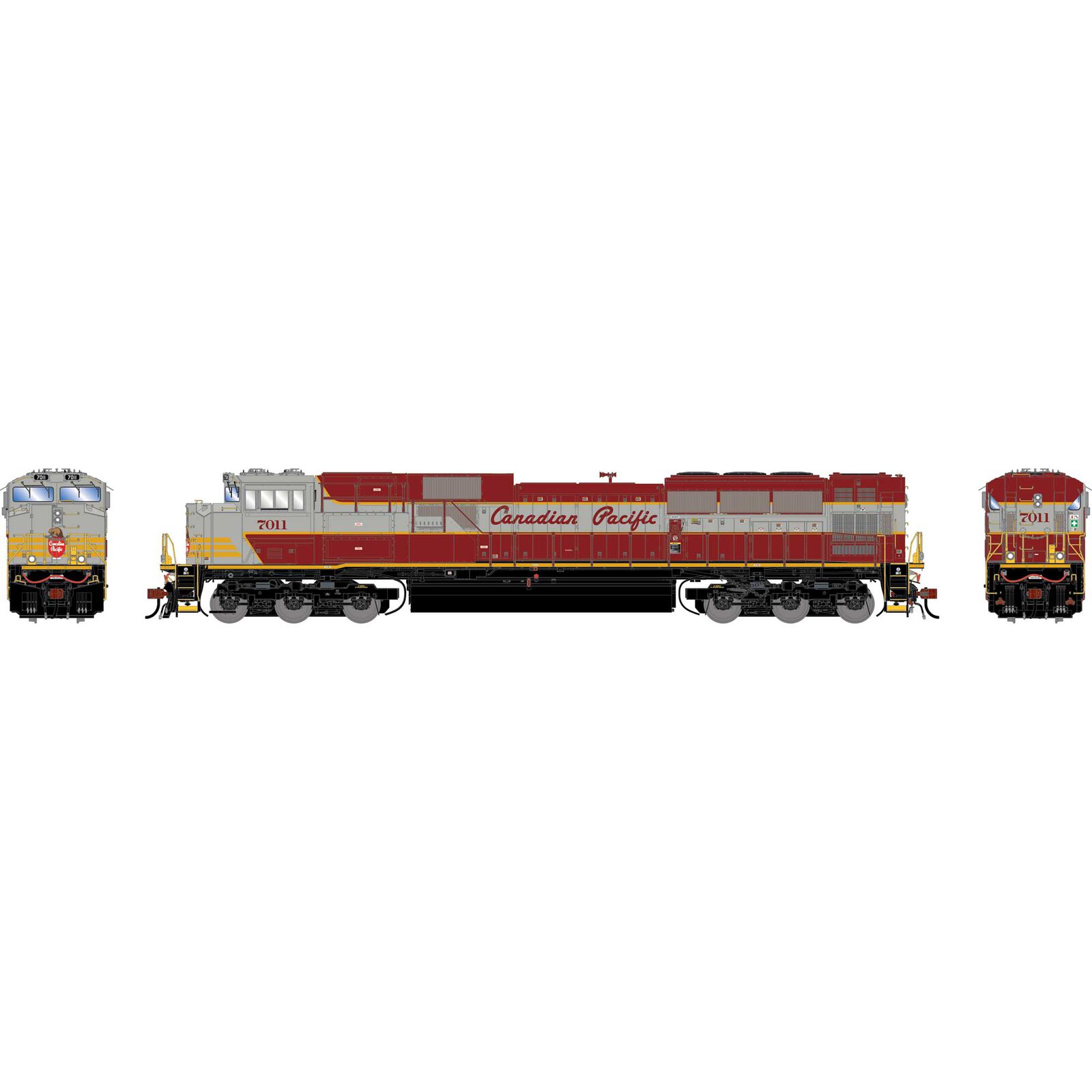 HO GEN SD70ACU Locomotive w/DCC & Sound, CP 'Script Lettering' #7011