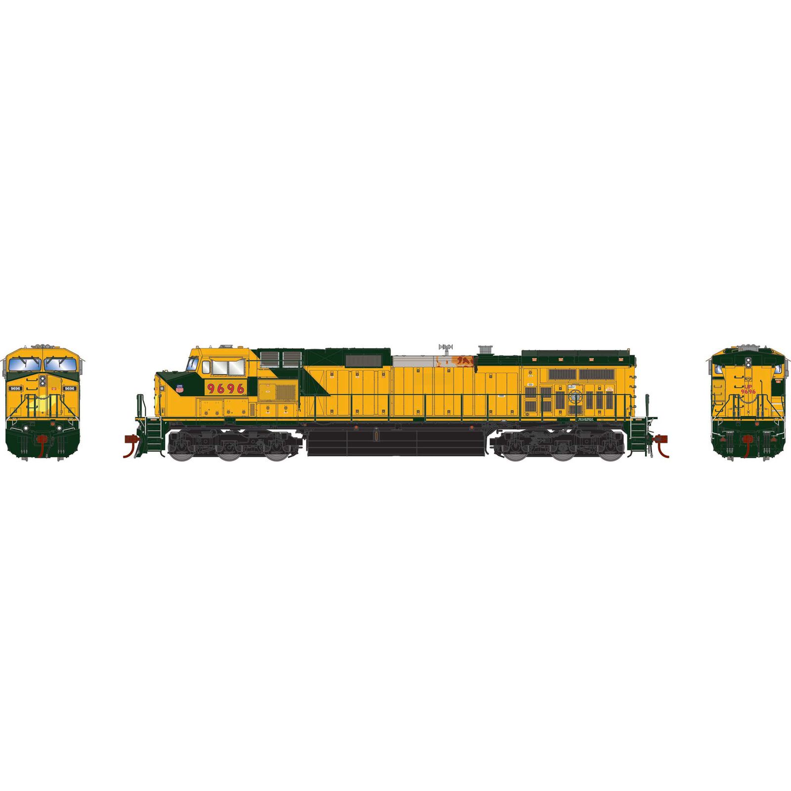 HO Dash 9-44CW Locomotive, UP #9696