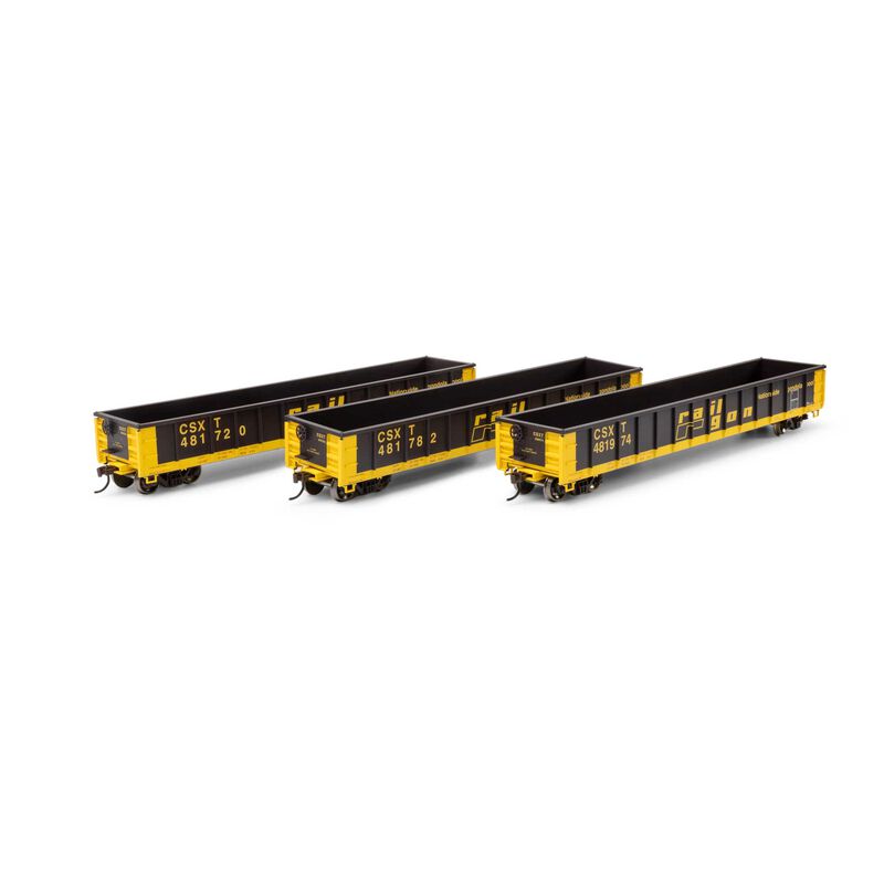 HO 52' Mill Gondola, CSXT #481720/481782/481974 (3)