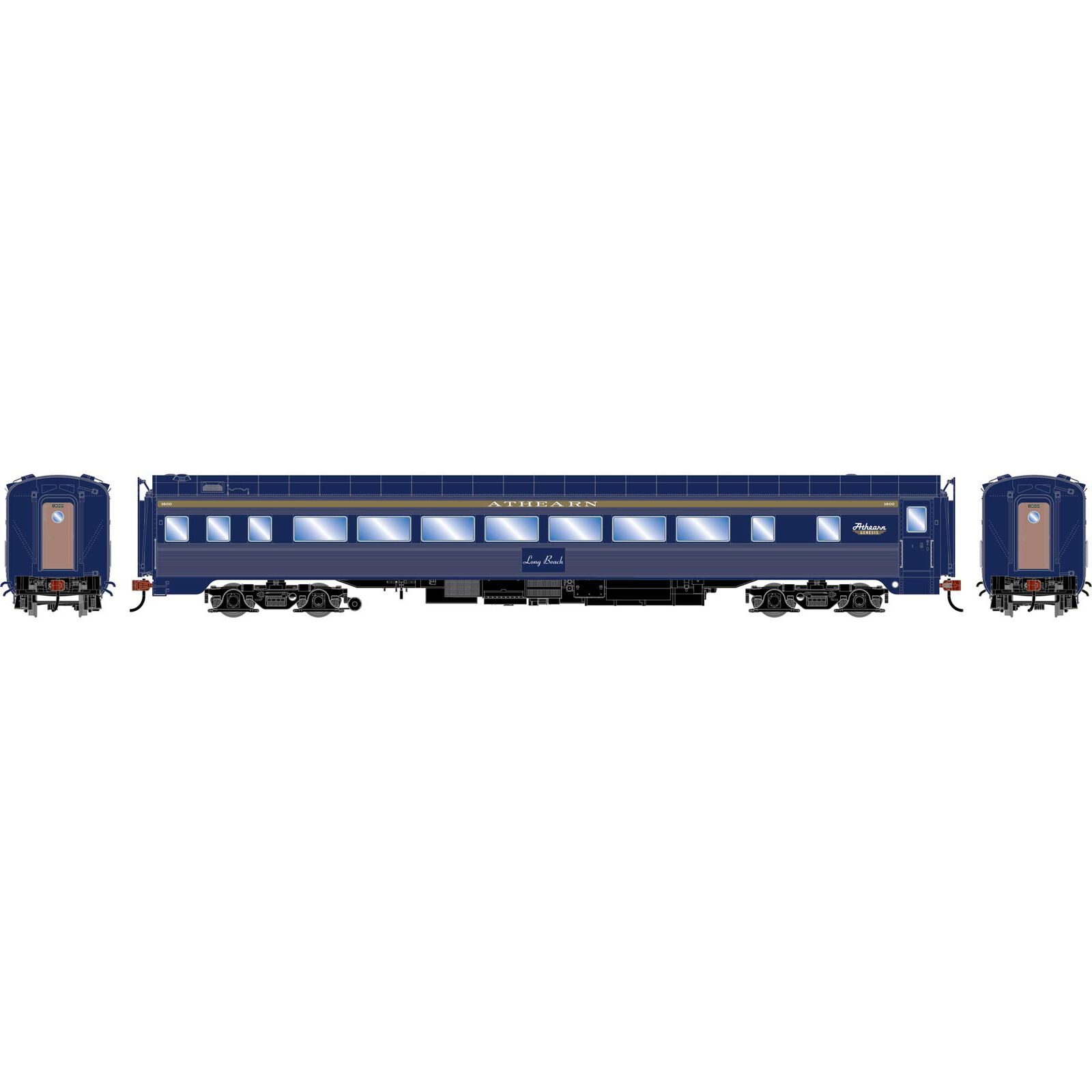 HO 77' Pullman Chair Car, SP 'Long Beach'  #1600 Class 77-C-3