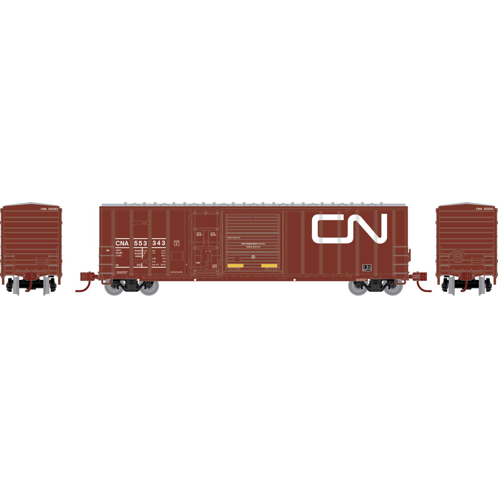 Athearn N ATH 50' FMC 5277 Combo Door Box Car, CNA #553343
