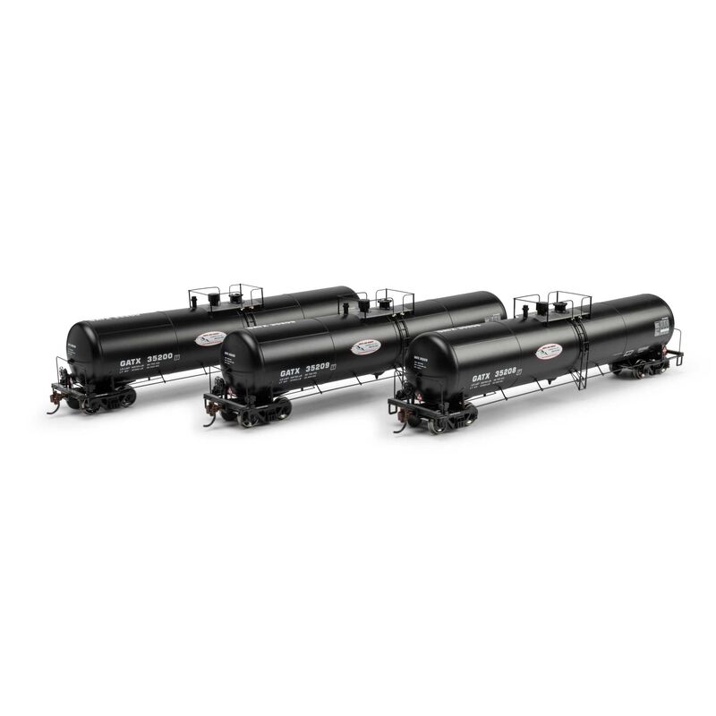 Athearn HO ATH 30K Ethanol Tank Car, GATX #35200/35208/35209 (3)