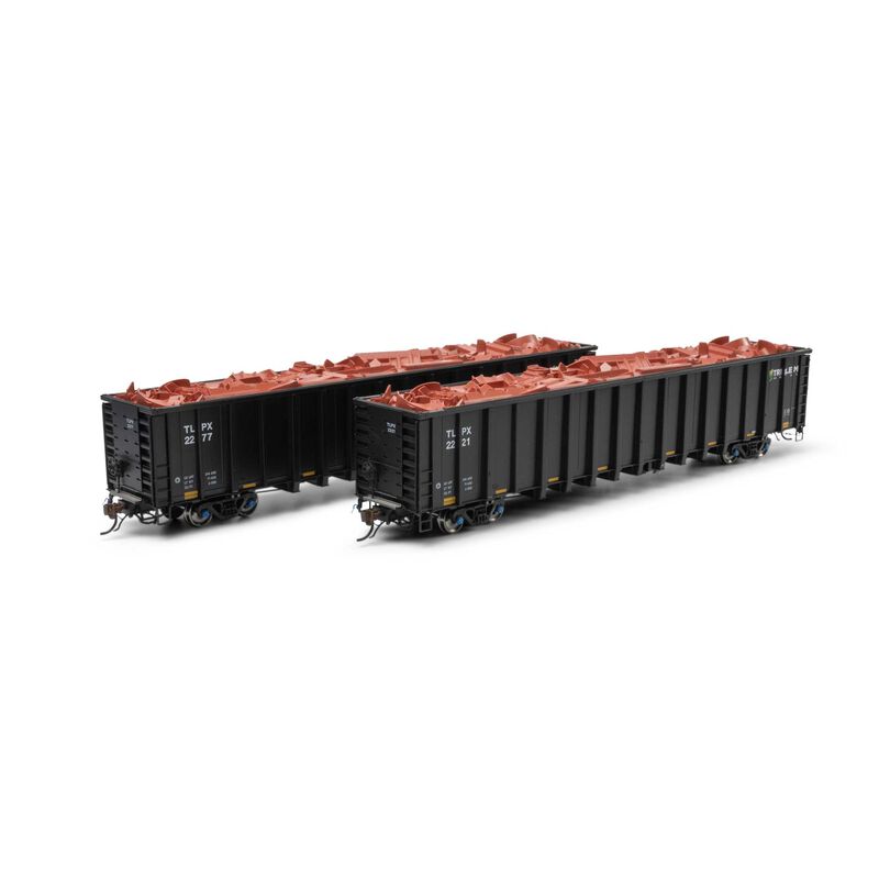 HO NSC 6000 Gondola with Load, TLPX #2221, 2277 (2)
