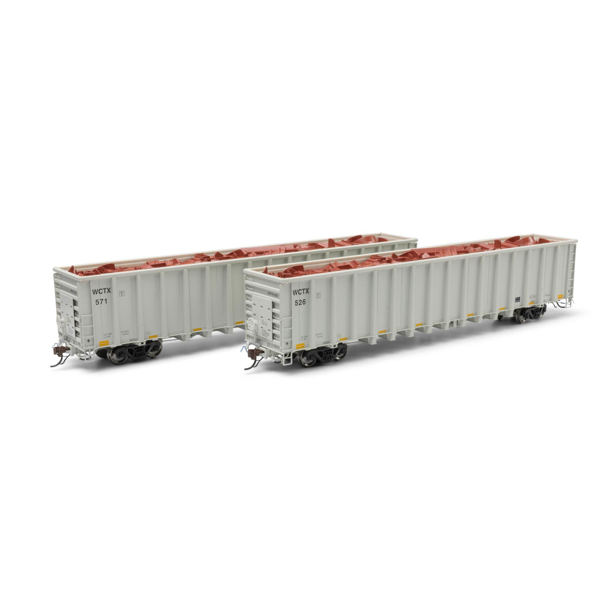 Athearn HO NSC 6400 Gondola with Scrap Load, WCTX #526, 571 (2