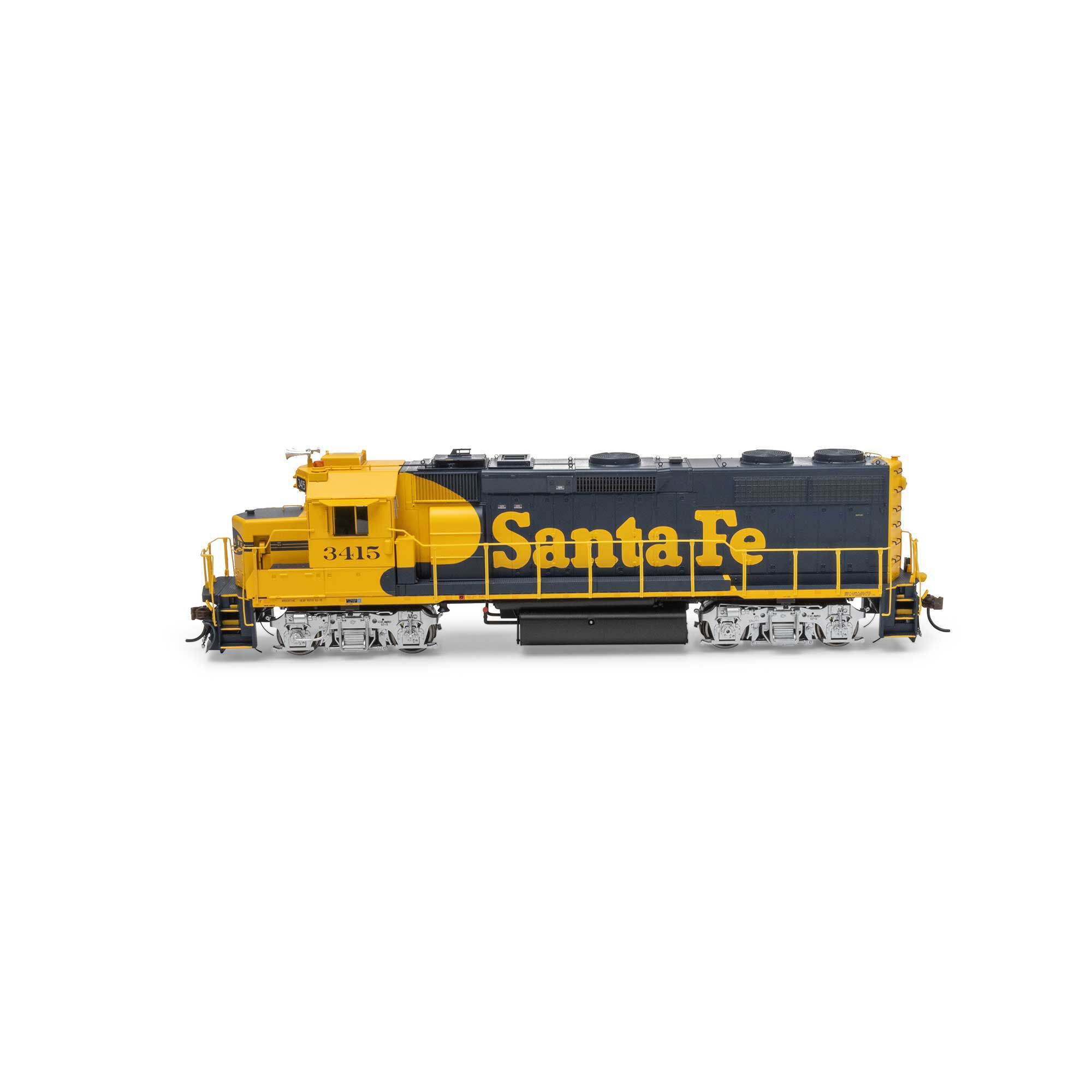 HO GP39-2u Locomotive with DCC & Sound, ATSF #3415 Model Train
