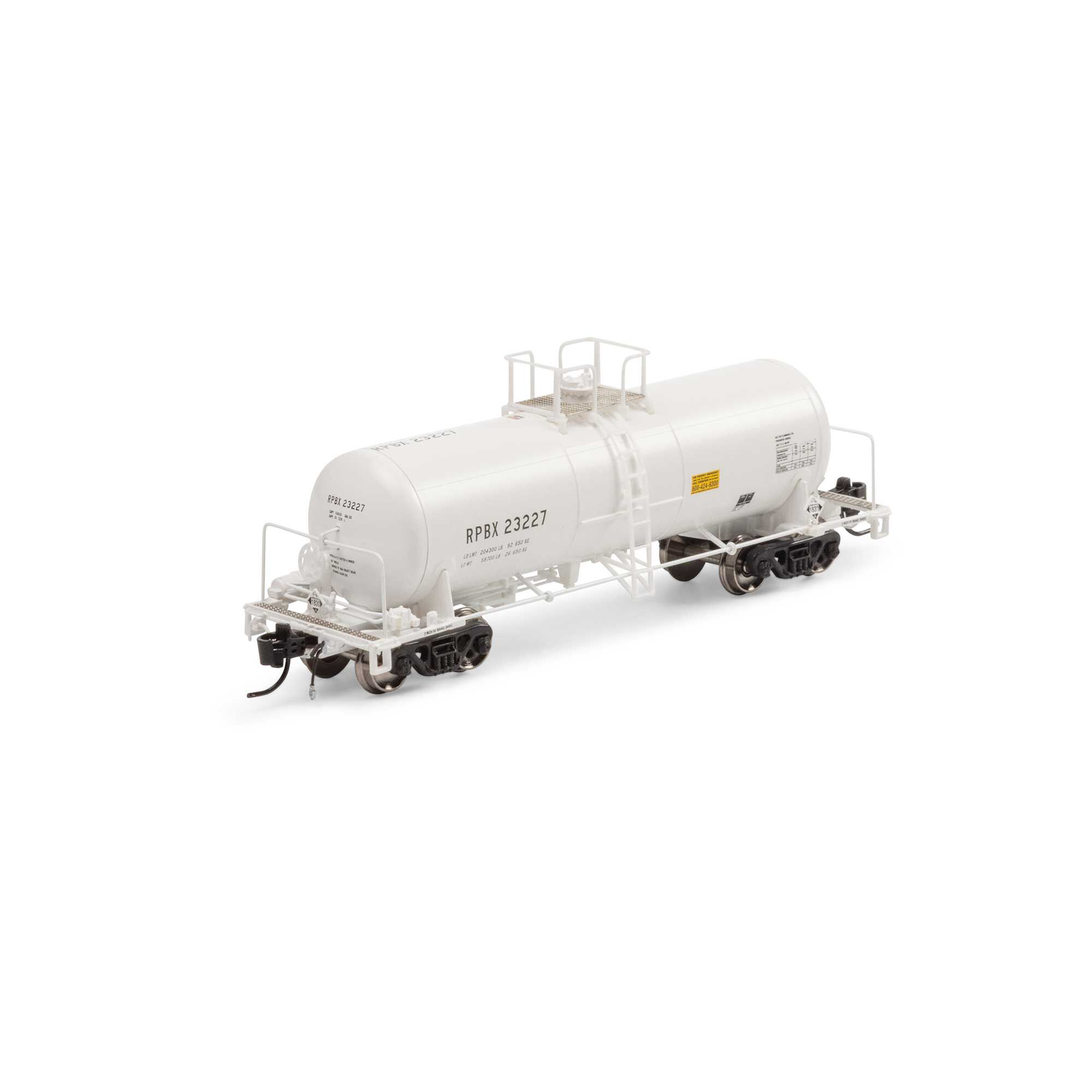 Athearn Genesis N 13K Gallon Acid Tank Car, RPBX #23227 Model
