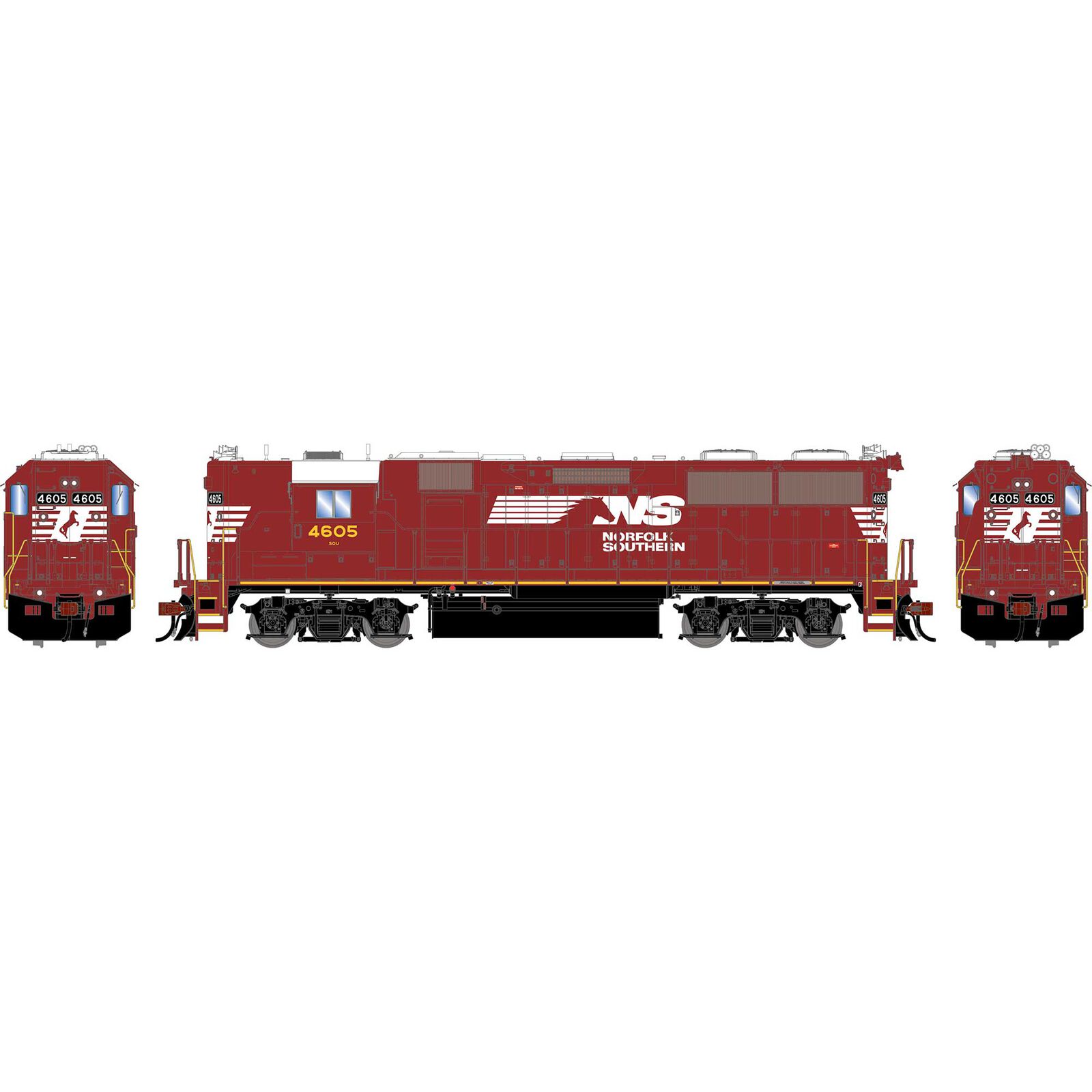 HO GEN GP49 Locomotive w/DCC & Sound, Legendary Liveries NS #4605