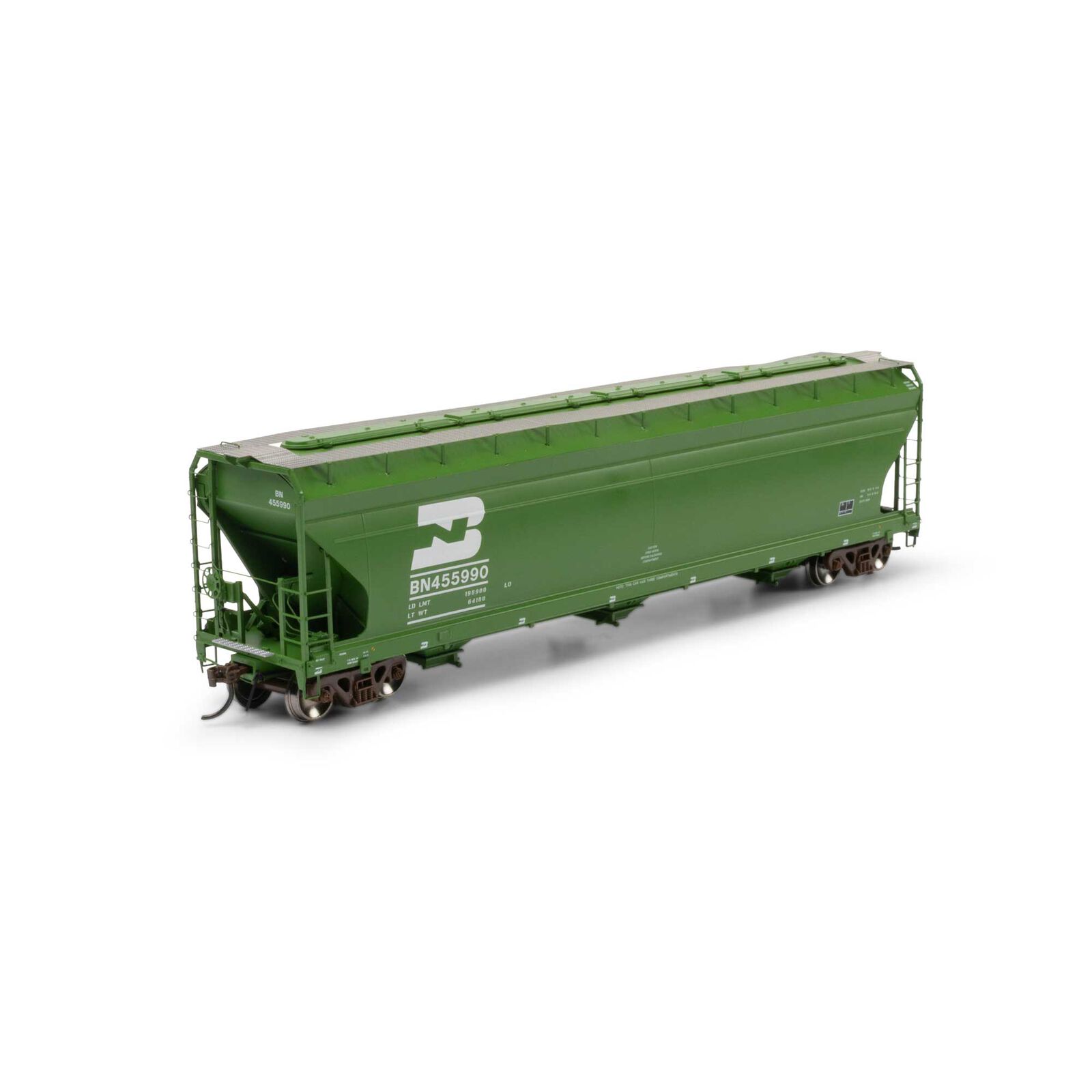 HO ACF4600 Covered Hoppers, BN #455990