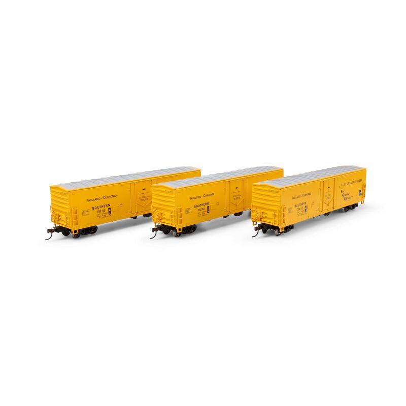 Athearn HO 50' Youngstown Plug Door Box Car, SOU #792710/792712/792715 (3)