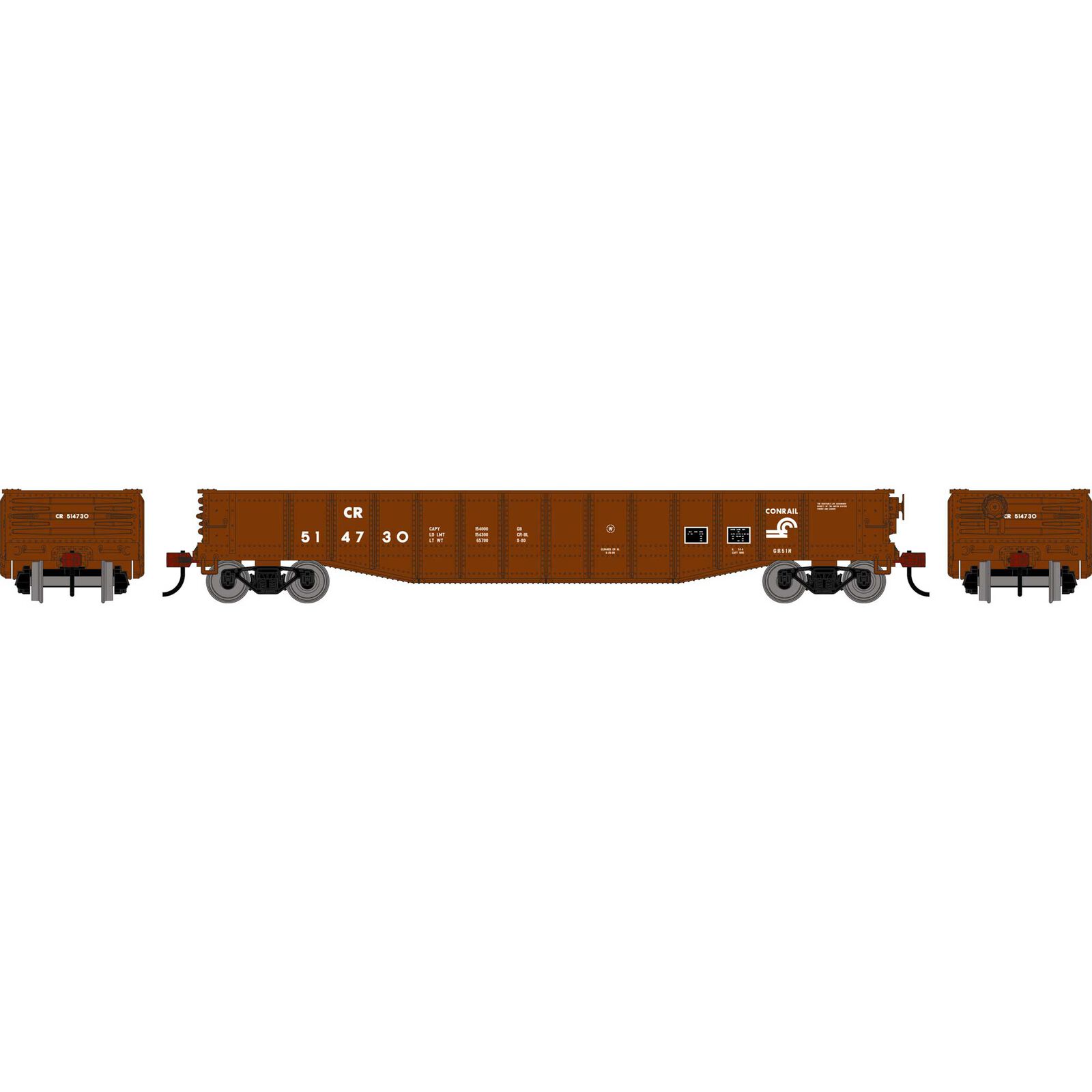 Roundhouse HO RND 50' Gondola, CR #514730