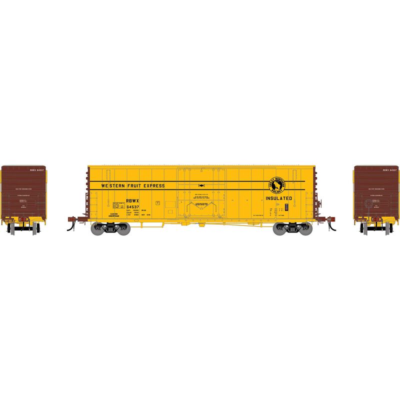 Athearn Genesis HO GEN 50' PC&F Box Car w/10'6" Plug Door, RBWX #64537