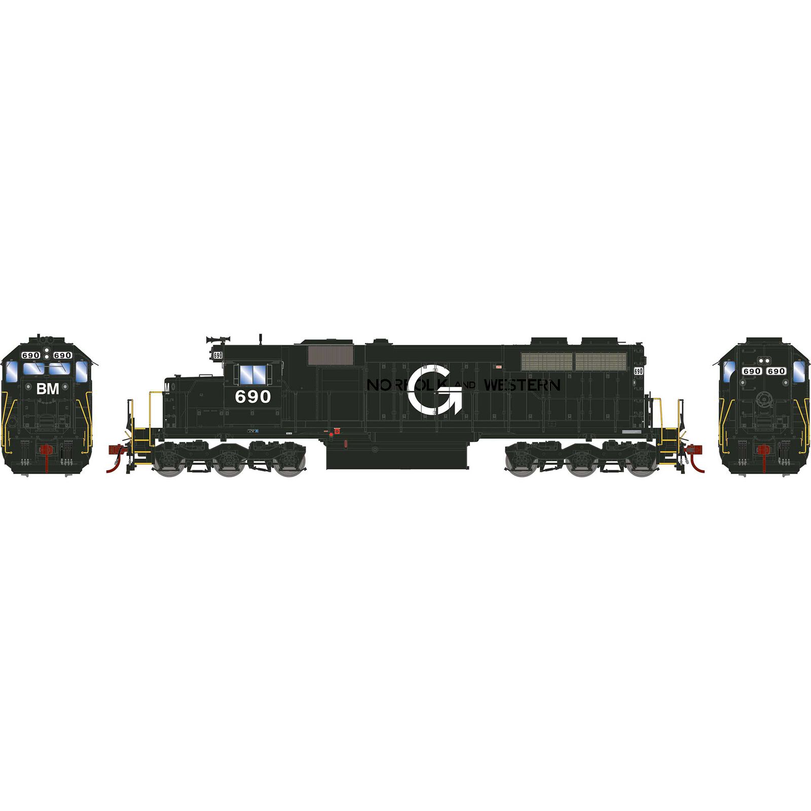 HO RTR SD39 with DCC & Sound, B&M #690