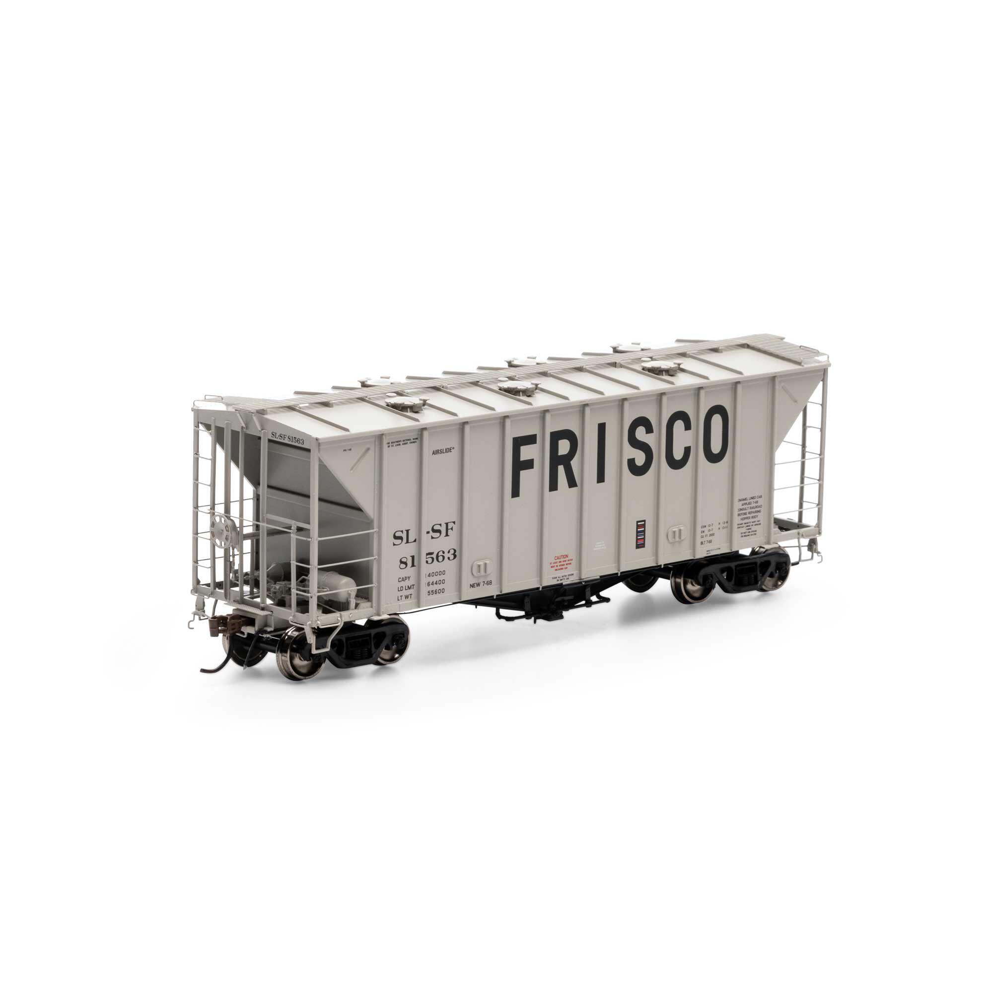 Athearn HO GATC 2600 Airslide Hopper, SLSF #81563 Model Train