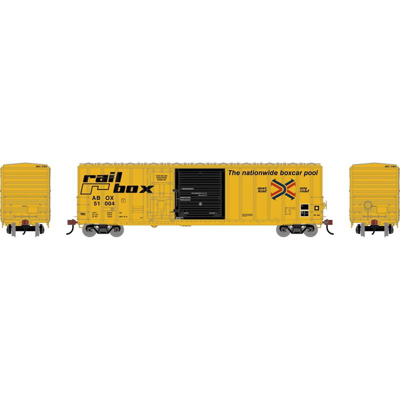 Athearn HO ATH 50' FMC 5277 Combo Door Box Car, ABOX 'Early' #51004