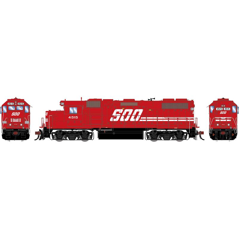Athearn Genesis HO GEN GP38-2 Locomotive w/DCC & Sound, SOO #4515