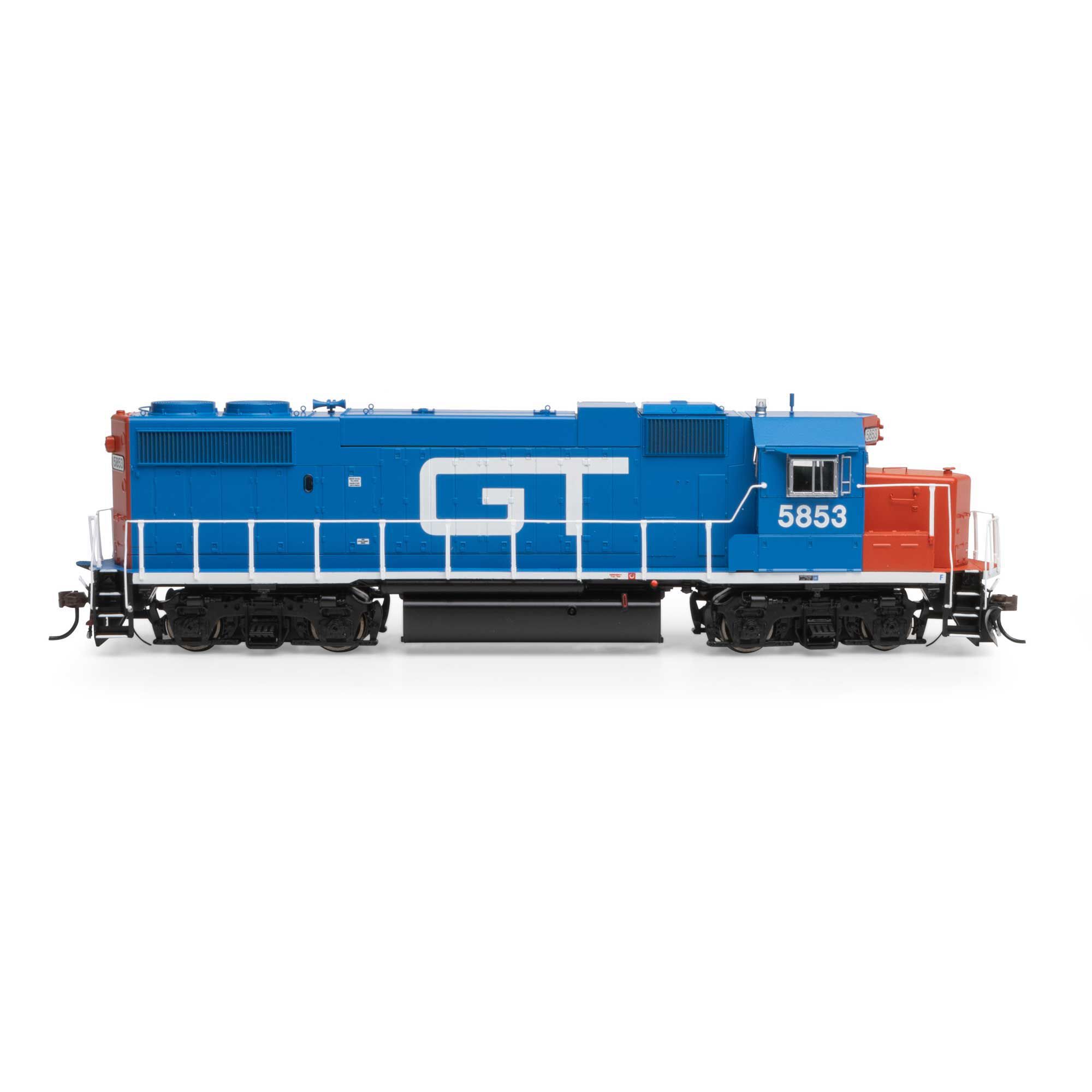 Athearn HO GP38-2 with DCC & Sound, GTW #5853 Model Train