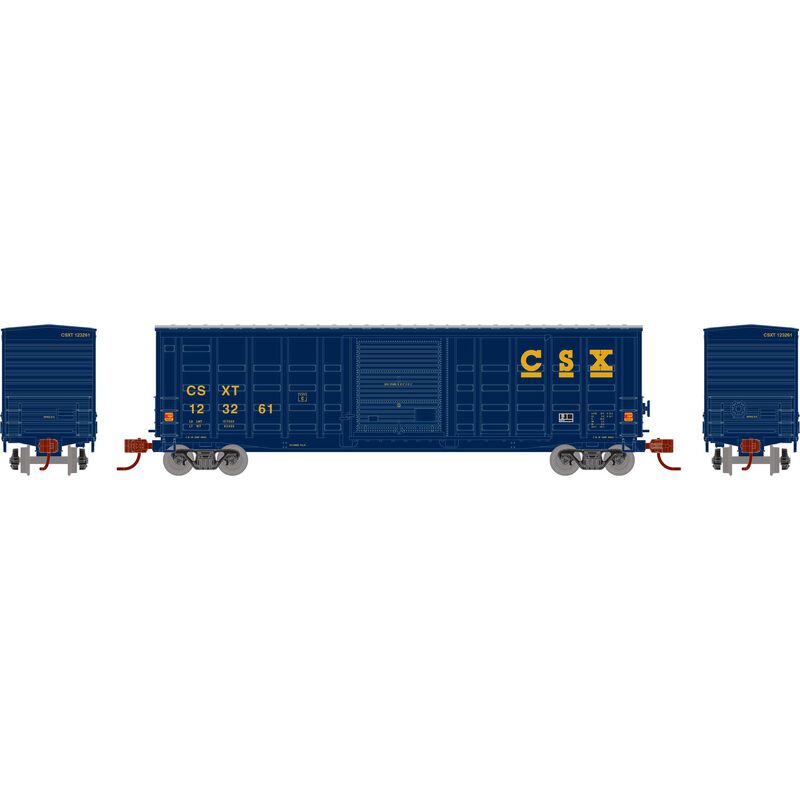 N 50' Waffle Box Car, CSXT #123261